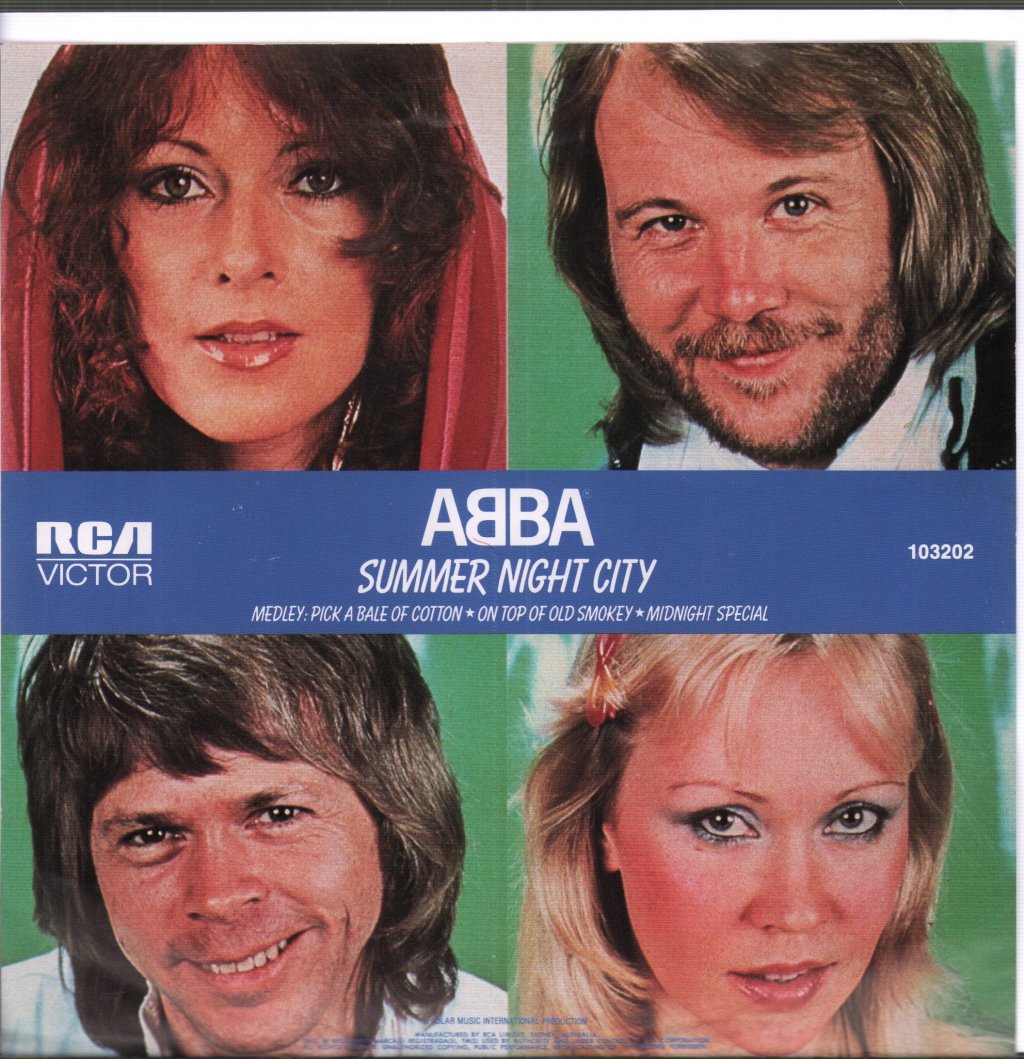 ABBA - Summer Night City - 7 Inch