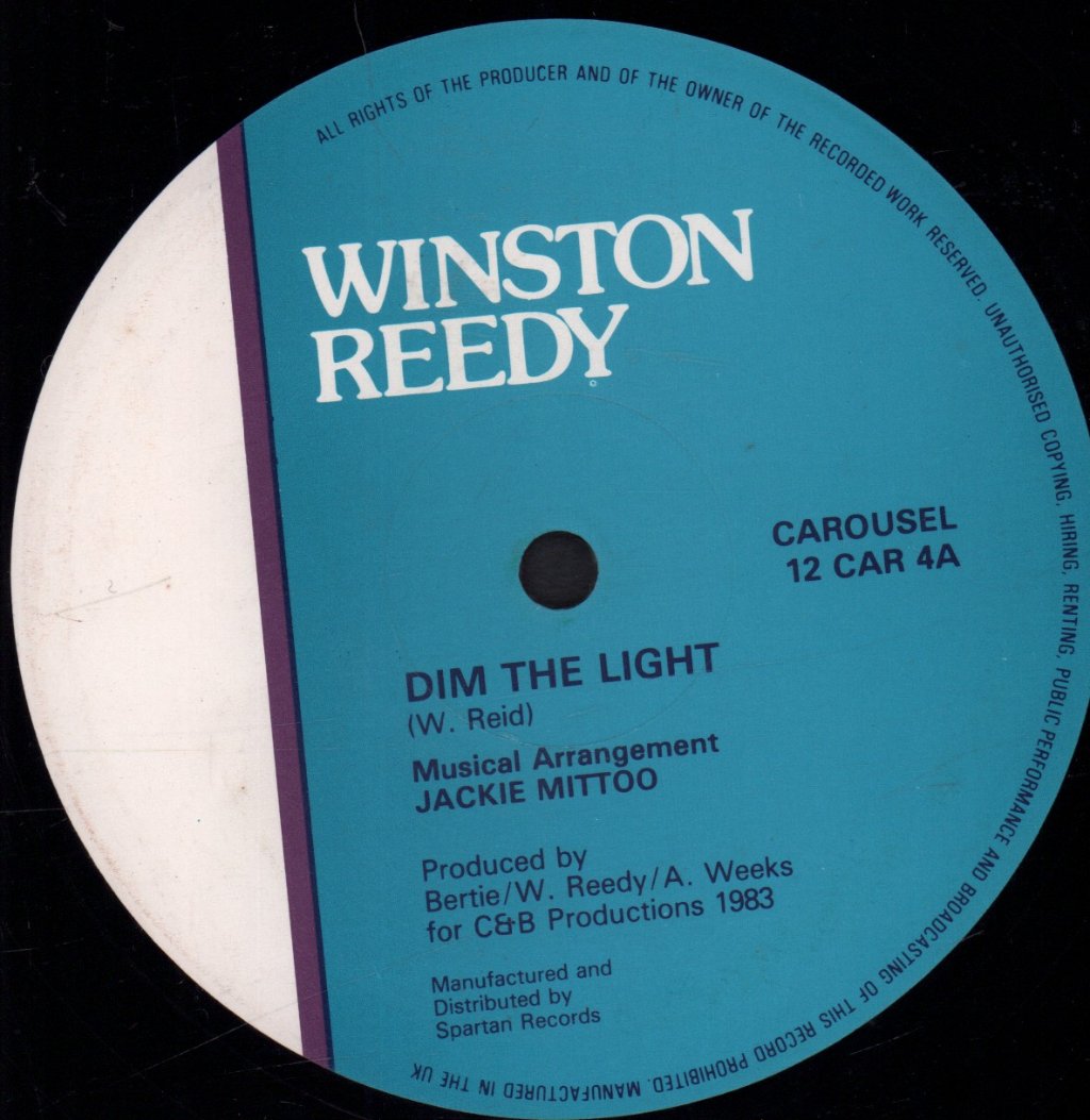 Winston Reedy - Dim The Light - 12 Inch