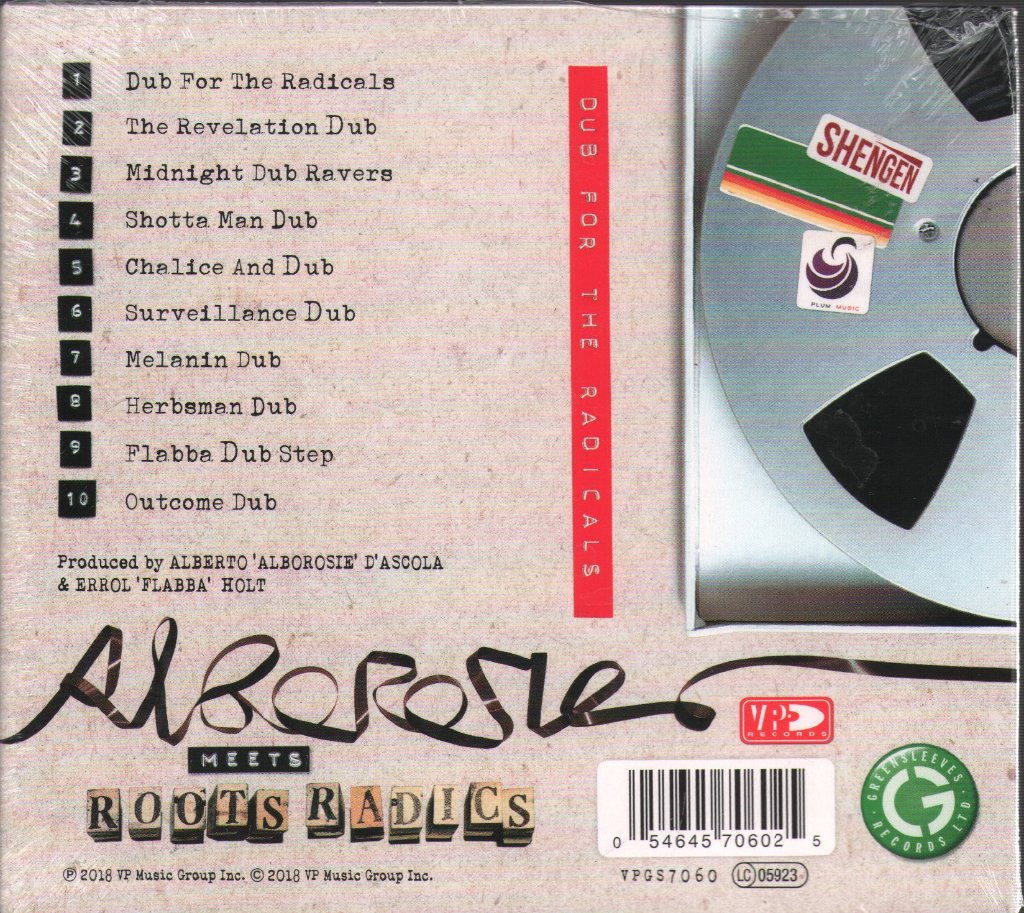 Alborosie Meets Roots Radics - Dub For The Radicals - Cd