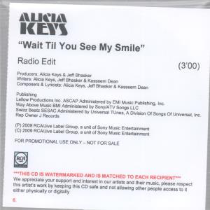 Alicia Keys - Wait Til You See My Smile - Cdr