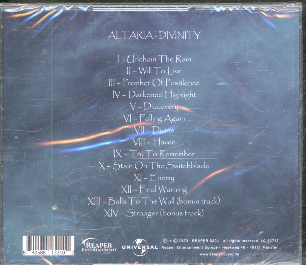 Altaria - Divinity - Cd