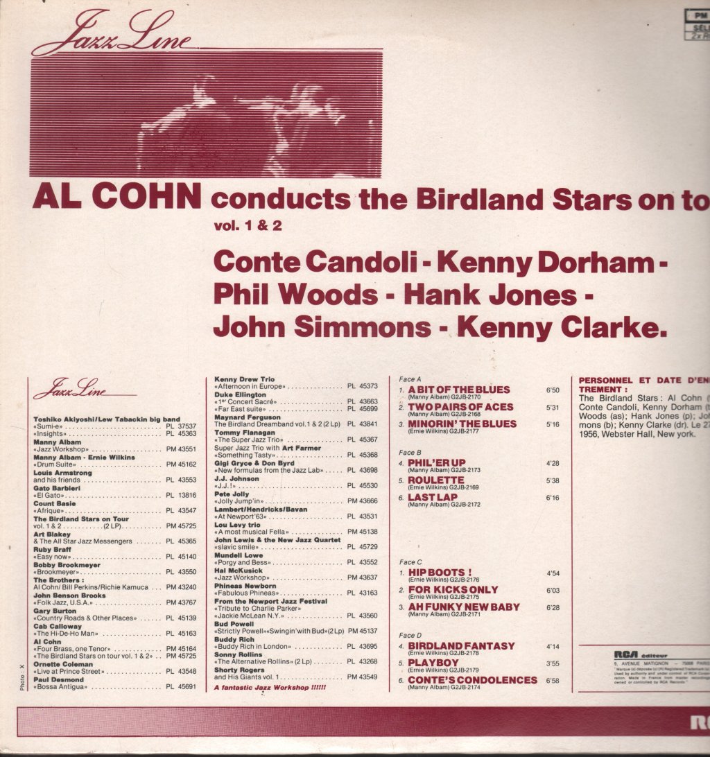 Al Cohn - Birdland Stars On Tour - Double Lp