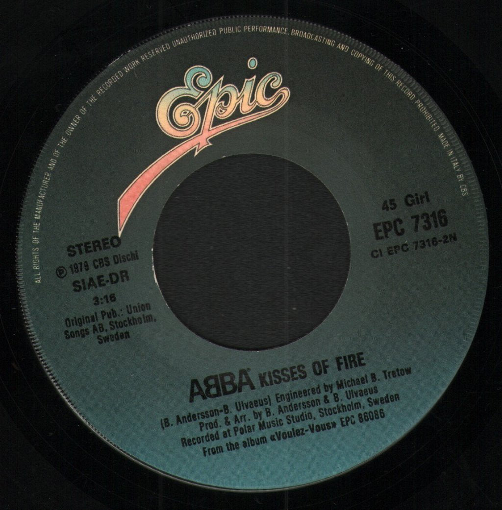 ABBA - Does Your Mother Know / Kisses Of Fire - 7 Inch