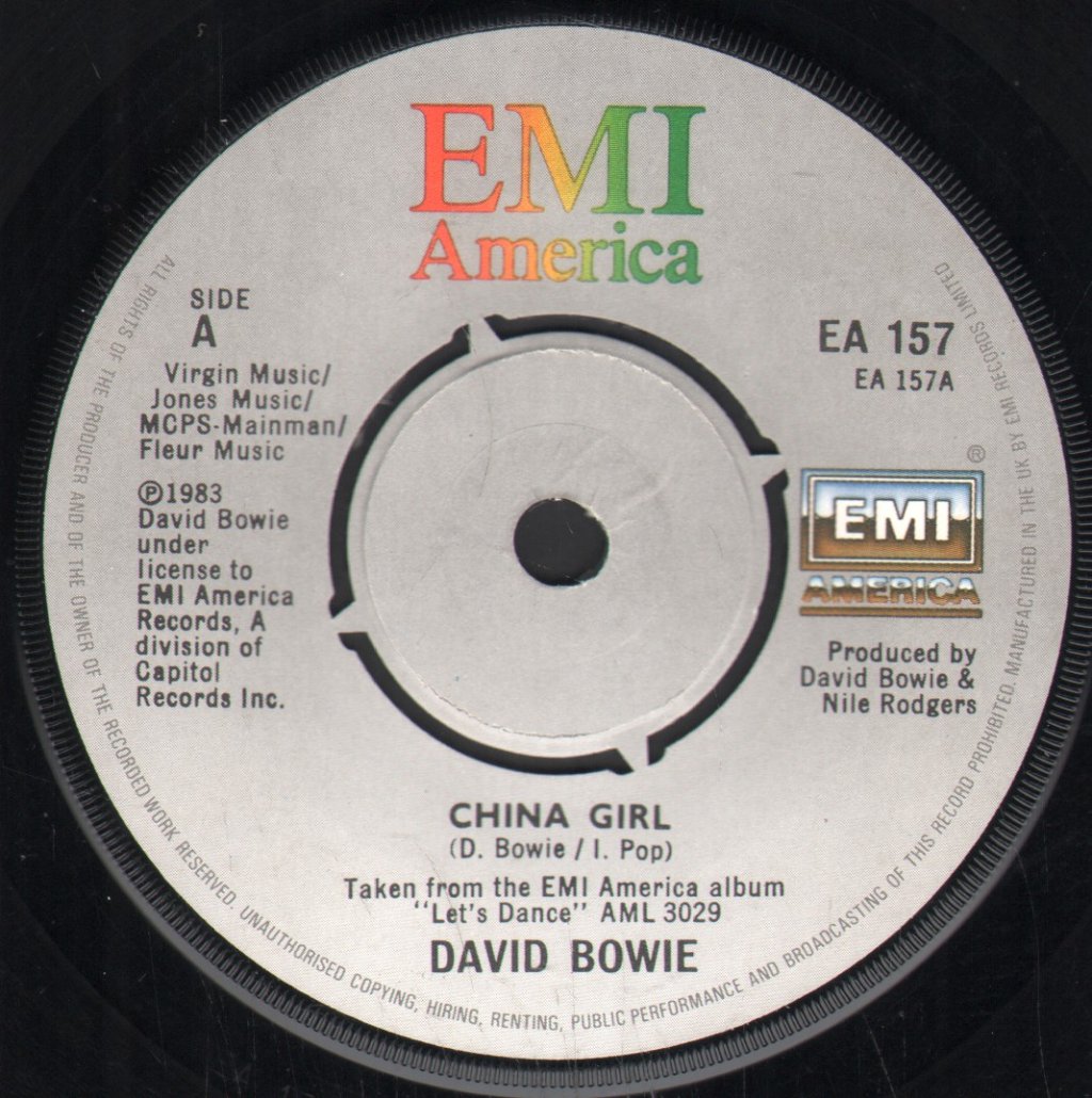 David Bowie - China Girl - 7 Inch