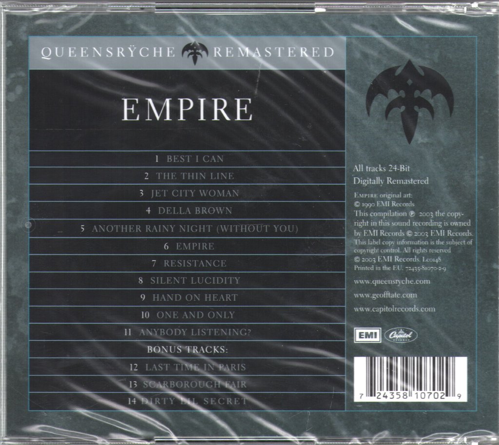 Queensrÿche - Empire - Cd