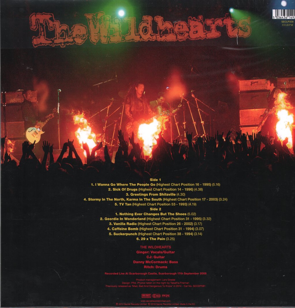 Wildhearts - Best of Live - Lp