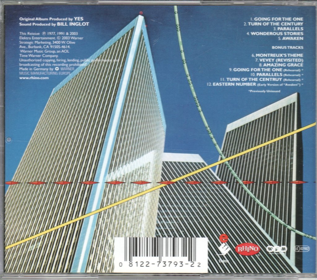 Yes - Going For The One - Cd