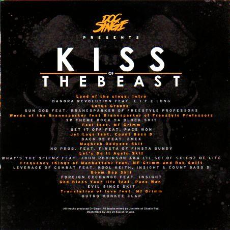 Doc Singe - Kiss Of The Beast - Cd