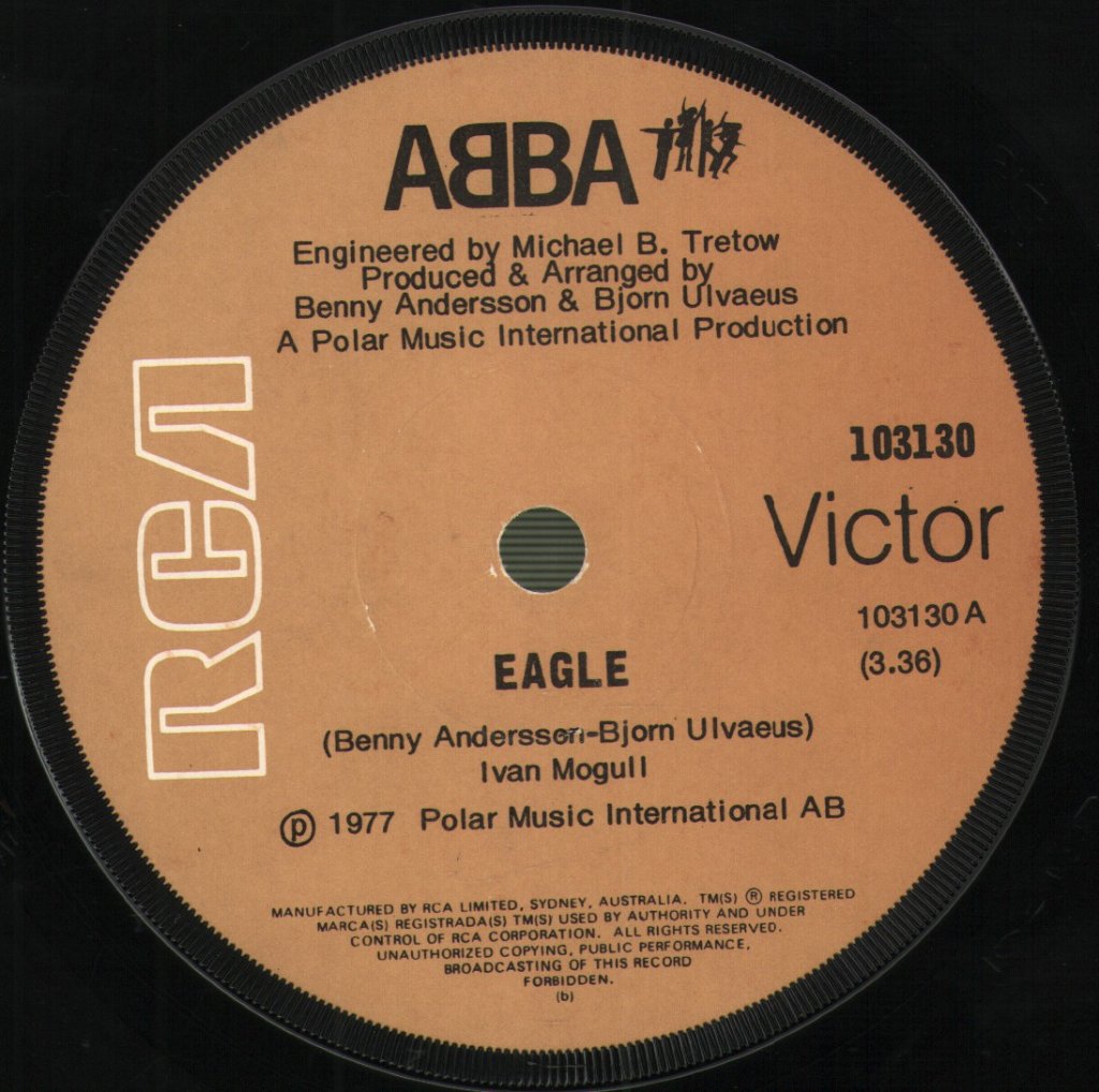 ABBA - Eagle / Thank You For The Music - 7 Inch