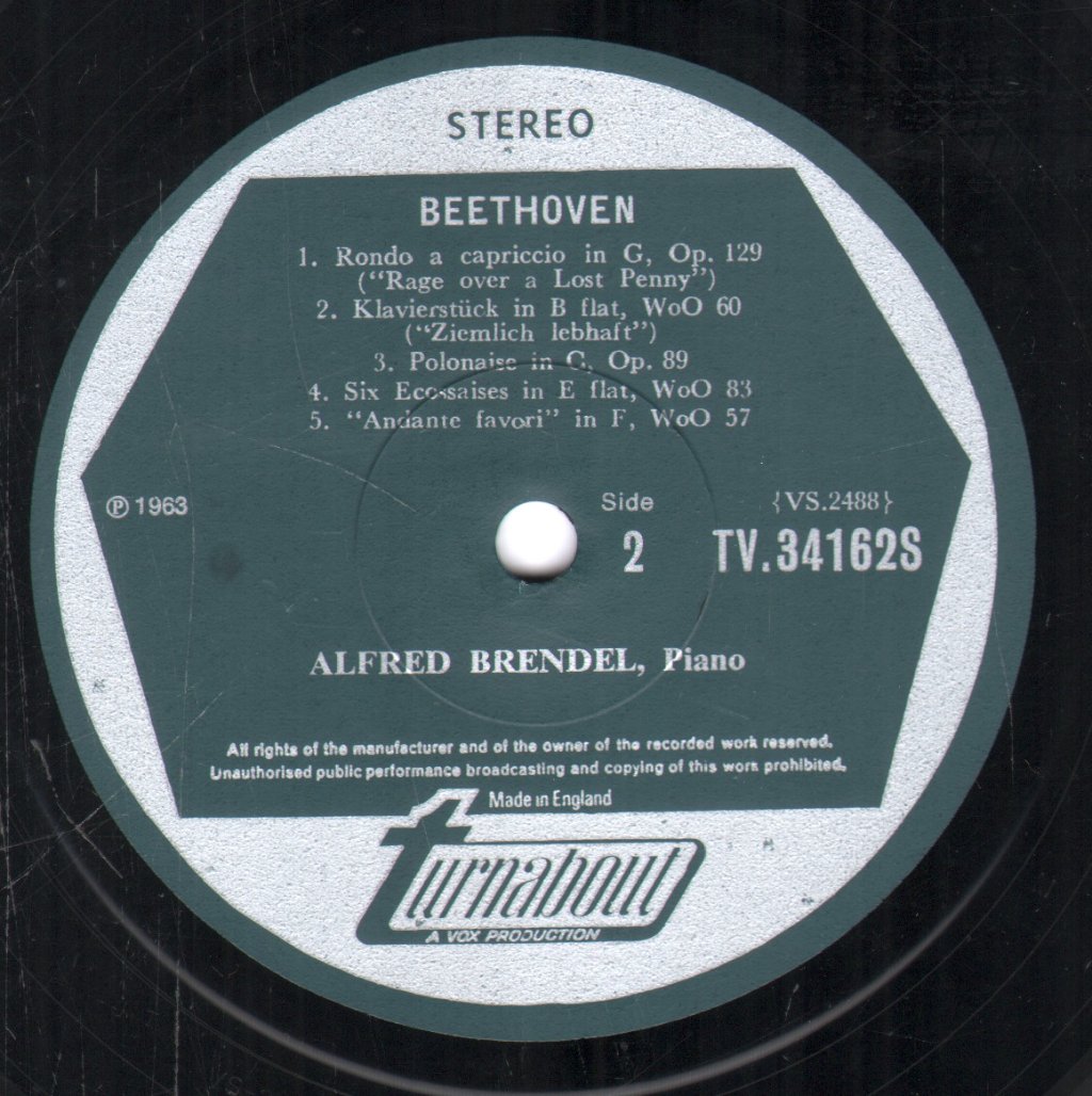 Alfred Brendel - Beethoven - Variations & Vignettes - Lp