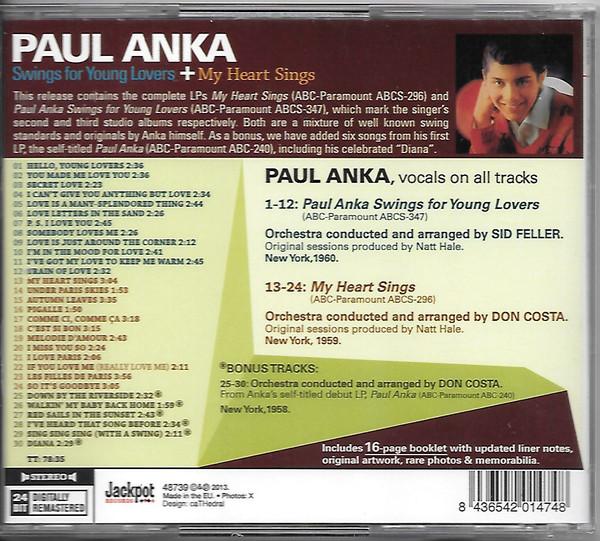 Paul Anka - Songs For Young Lovers / My Heart Sings - Cd