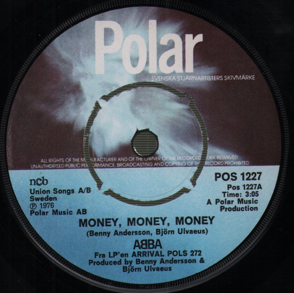 ABBA - Money, Money, Money / Crazy World - 7 Inch