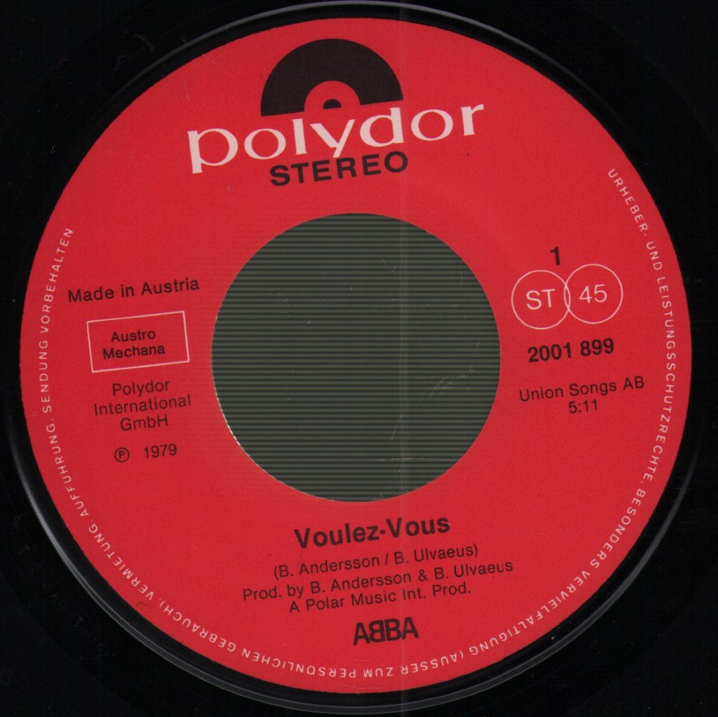 ABBA - Voulez-Vous / Angeleyes - 7 Inch