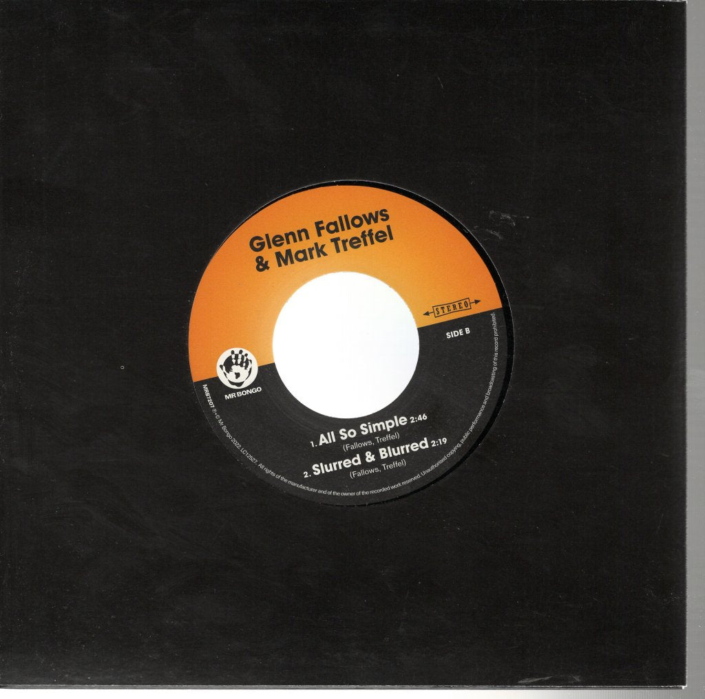 Glenn Fallows and Mark Treffel - Fear Me Now - 7 Inch