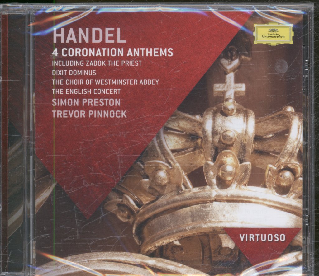 English Concert, Simon Preston, Trevor Pinnock - Handel - 4 Coronation Anthems - Cd