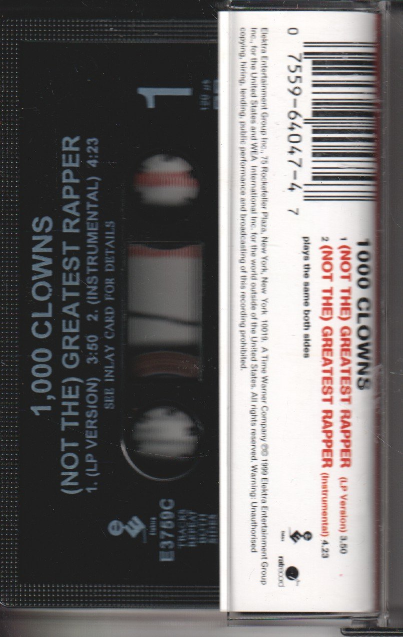 1000 Clowns - Not The Greatest Rapper - Cassette