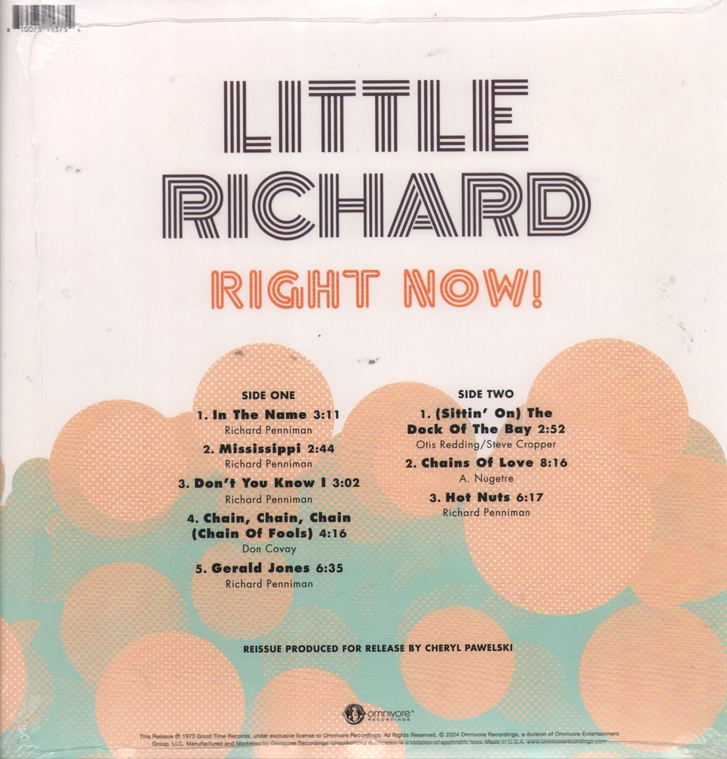 Little Richard - Right Now! - Lp