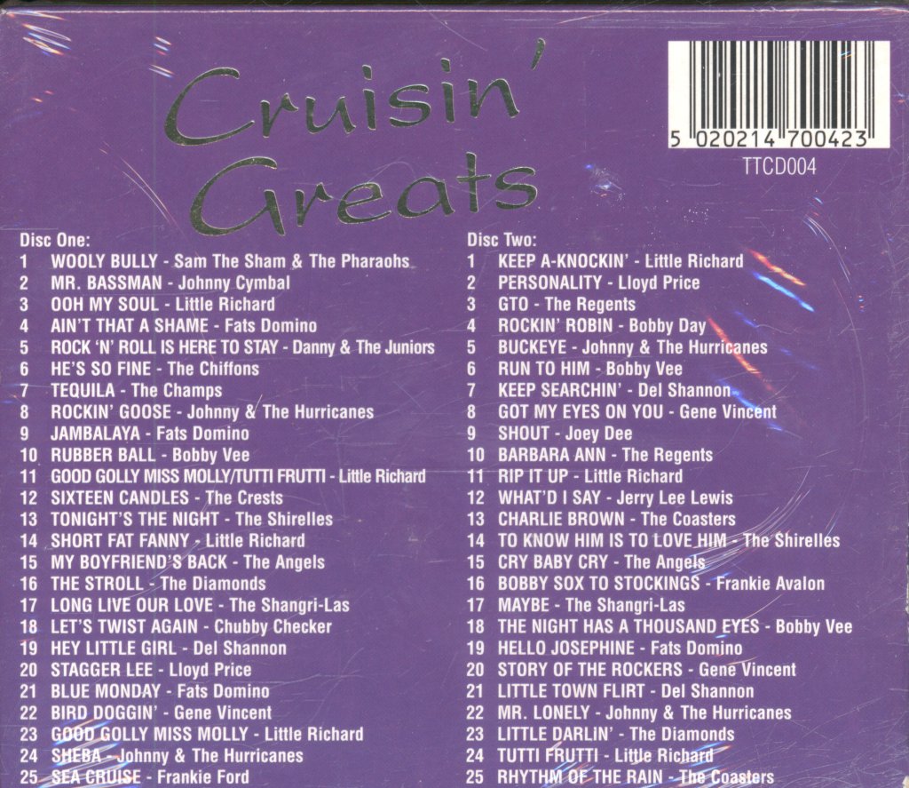 Various Artists - Cruisin' Greats - Double Cd