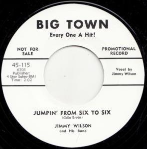 Jimmy Wilson - Jumpin' From Six To Six - 7 Inch