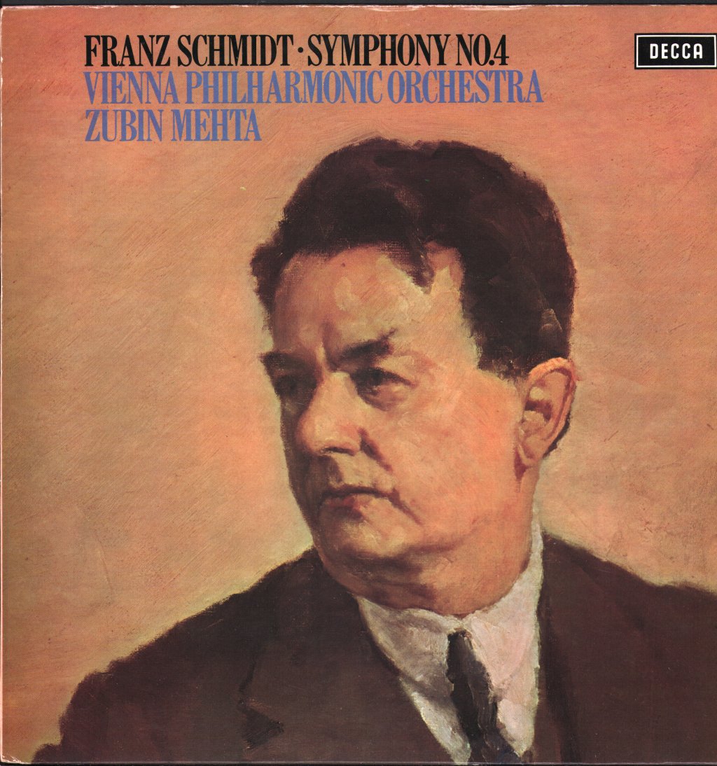 Zubin Mehta / Vienna Philharmonic Orchestra - Franz Schmidt - Symphony No.4 - Lp