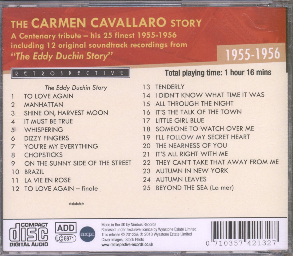 Carmen Cavallaro - Carmen Cavallaro Story - Cd