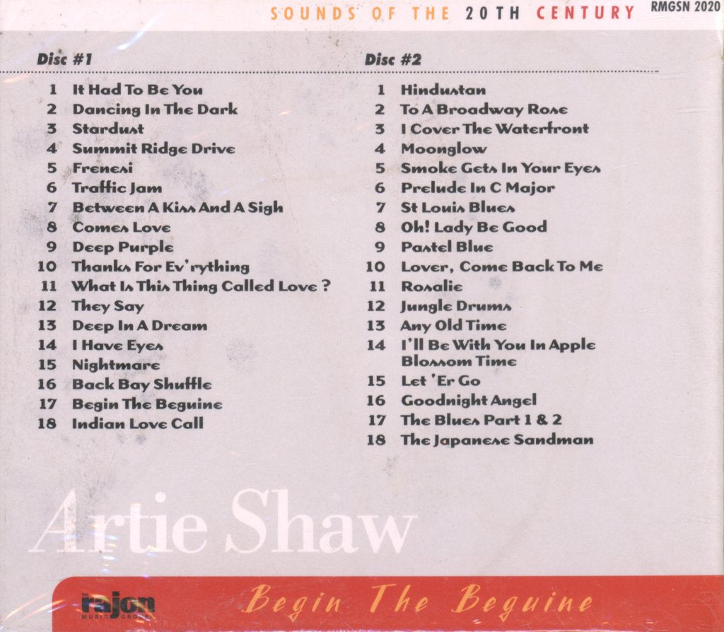 Artie Shaw - Begin The Beguine - Double Cd