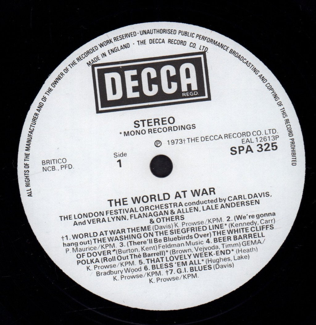 World At War - Theme From - Lp