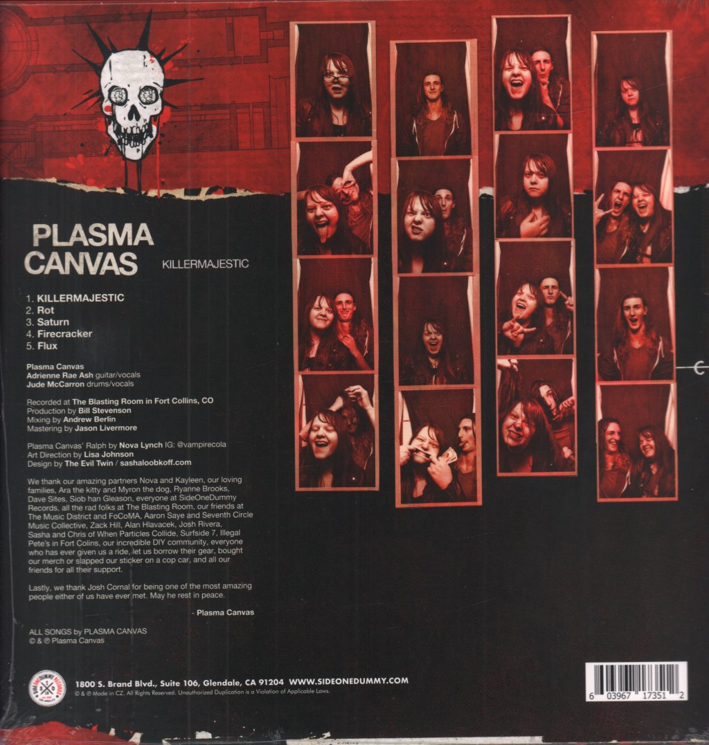 Plasma Canvas - KILLERMAJESTIC - 12 Inch