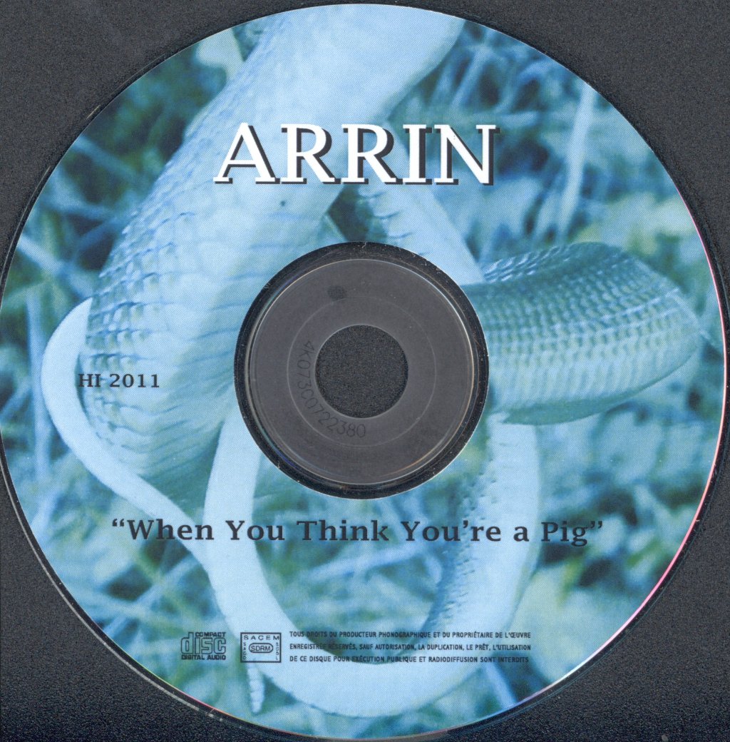 Arrin - When You Think You're A Pig - Cdr