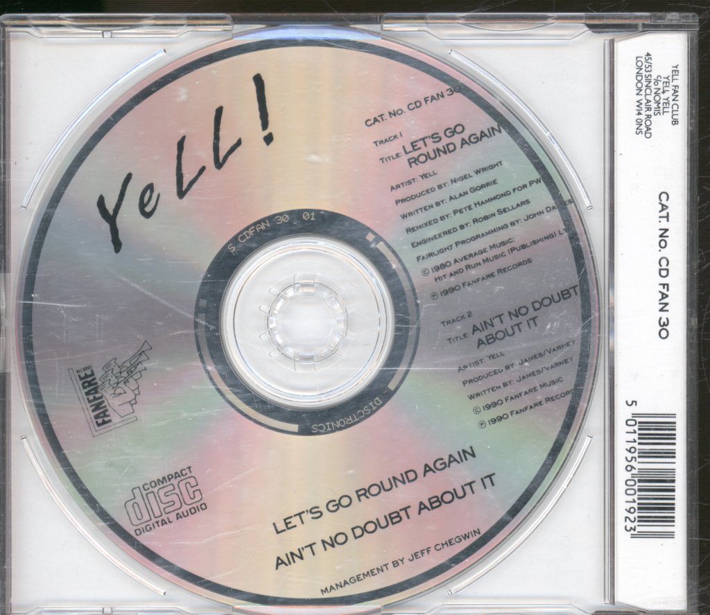 Yell (Pop) - Let's Go Round Again - Cd