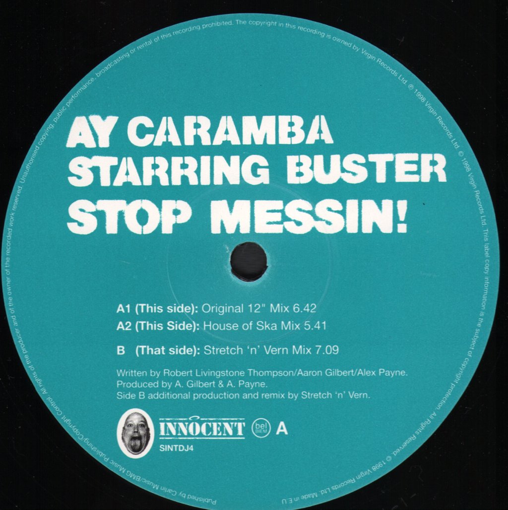 Ay Caramba - Stop Messin! - 12 Inch