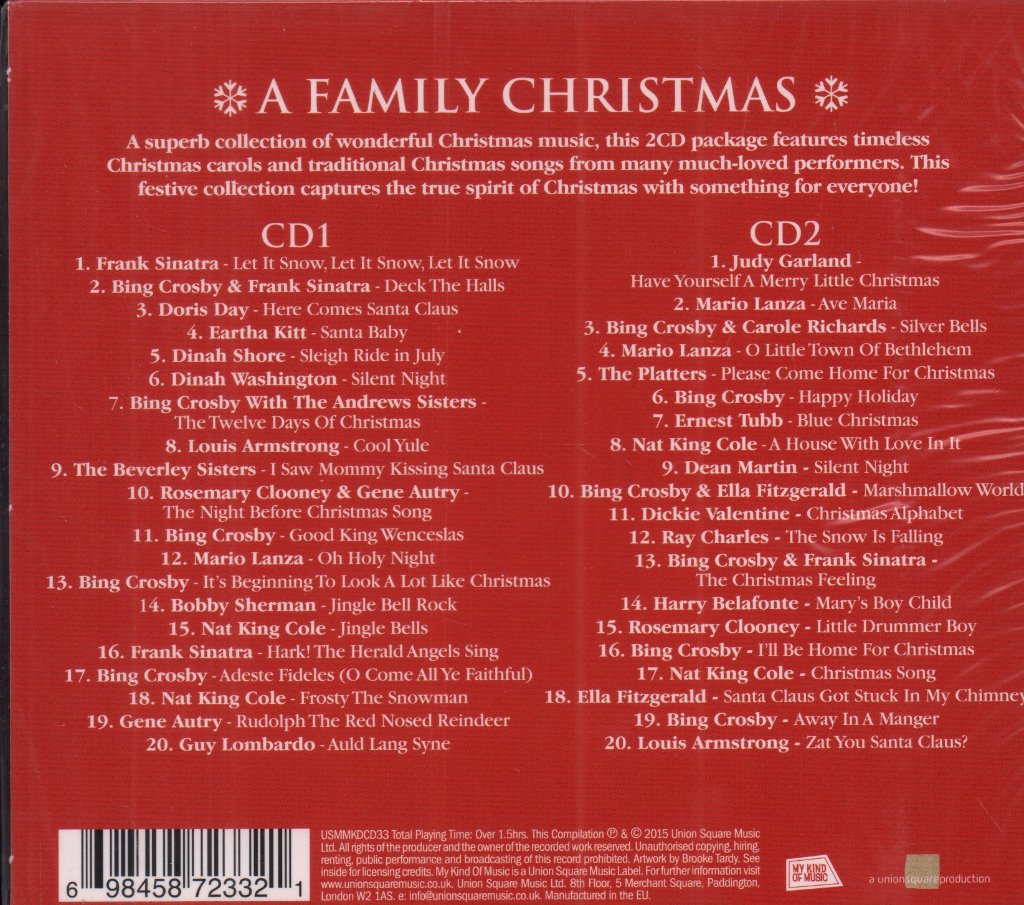 Various Artists - A Family Christmas - Double Cd