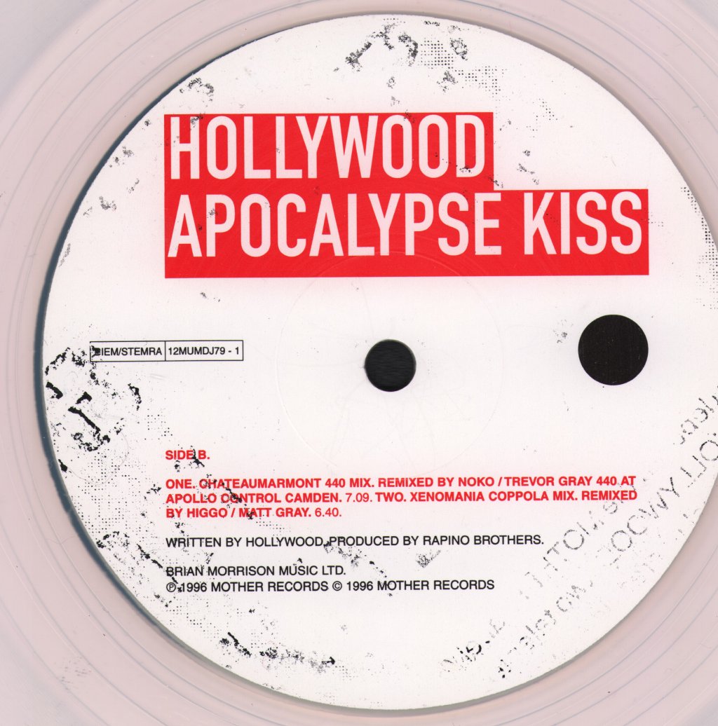 Hollywood (90'S Group) - Apocalypse Kiss - 12 Inch