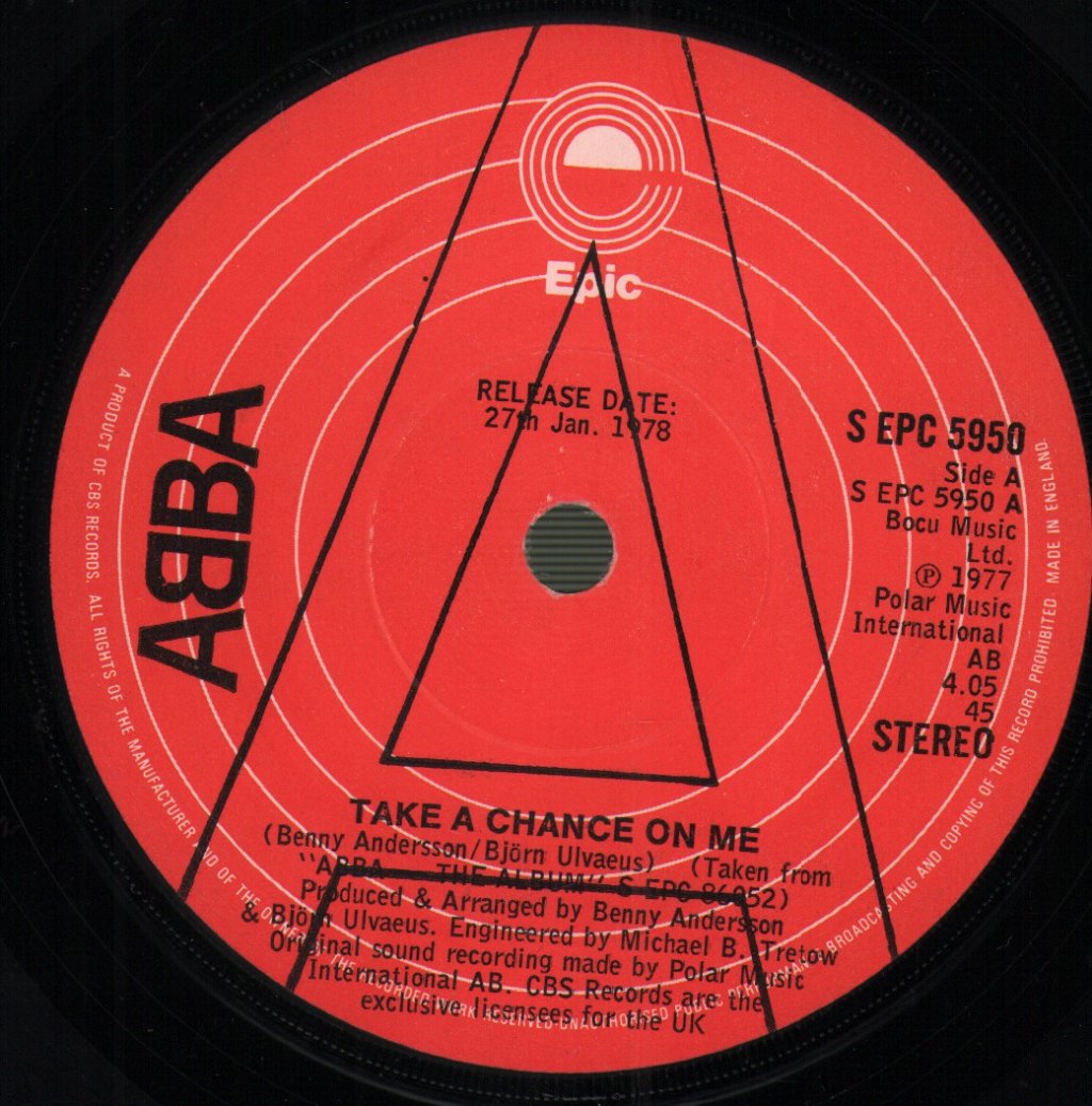 ABBA - Take A Chance On Me - 7 Inch