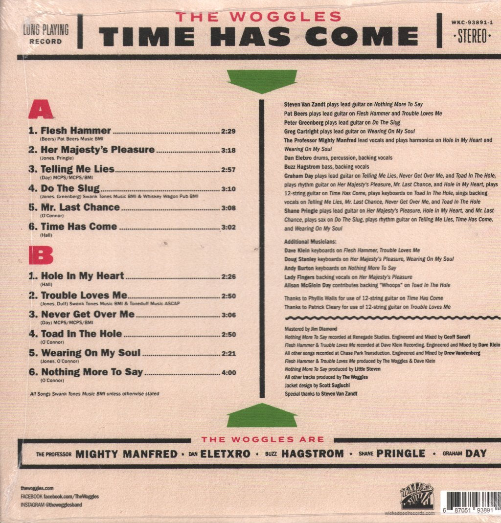 Woggles - Time Has Come - Lp