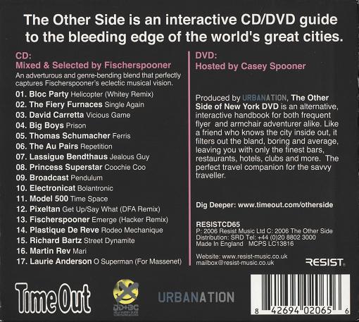 Fischerspooner - Time Out Presents The Other Side New York - Cd/Dvd