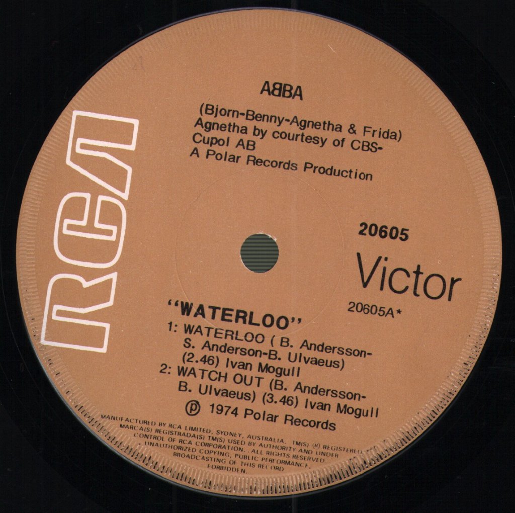 ABBA - Waterloo - 7 Inch