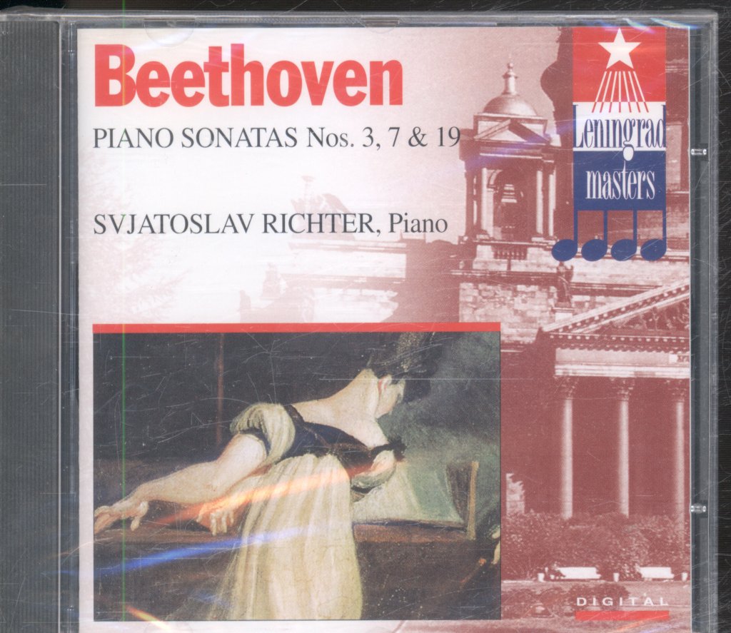 Sviatoslav Richter - Beethoven - Piano Sonatas Nos. 3, 7 & 19 - Cd