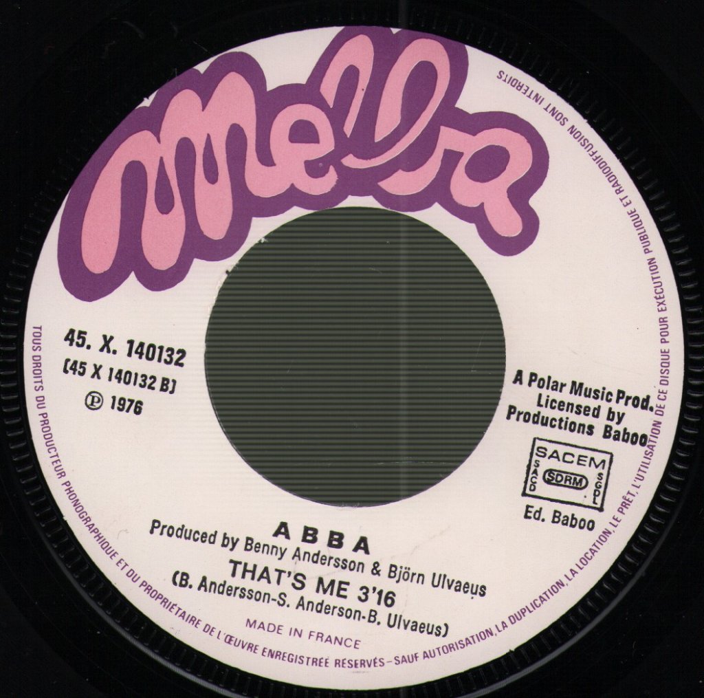 ABBA - Dancing Queen - 7 Inch