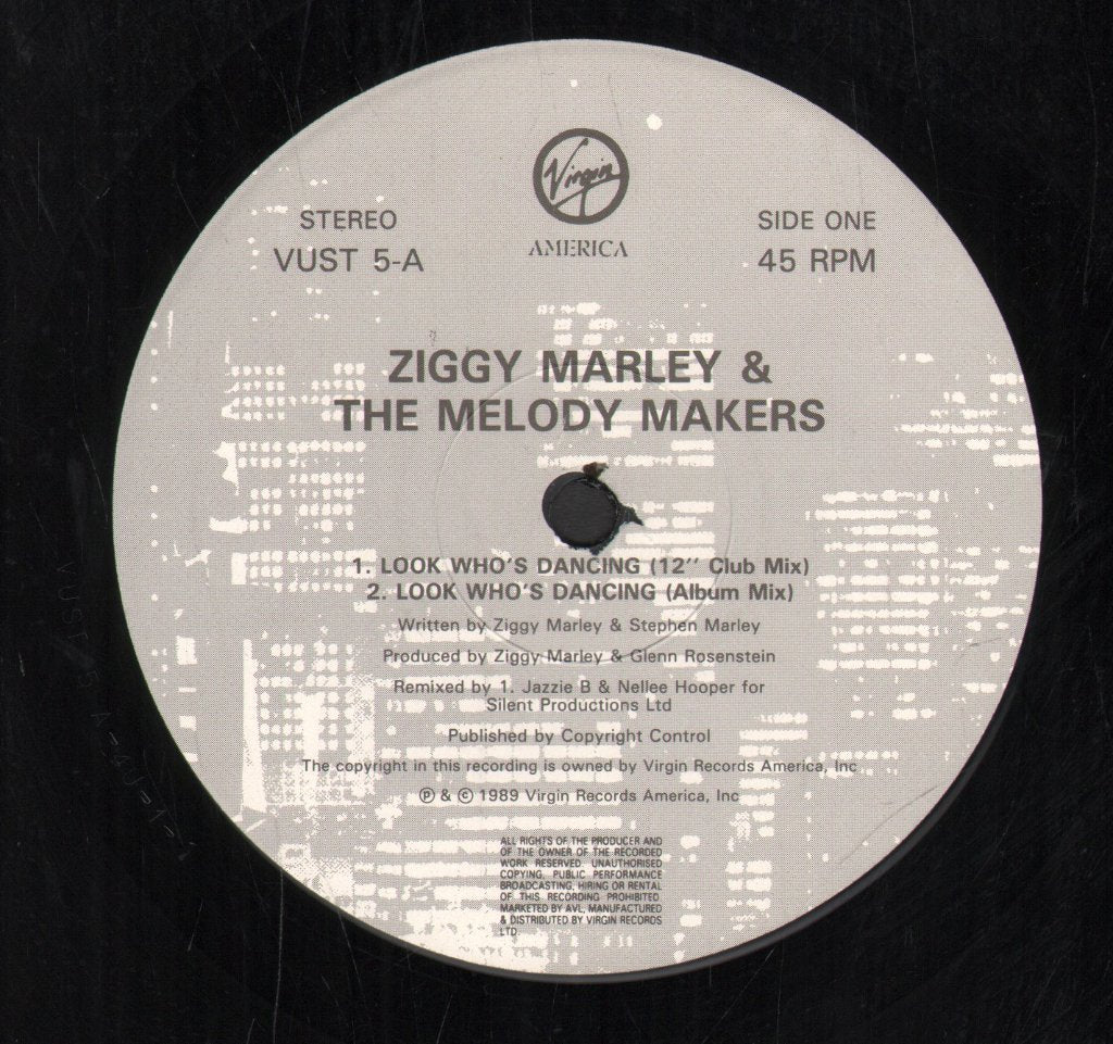 Ziggy Marley And The Melody Makers - Look Who's Dancing - 12 Inch