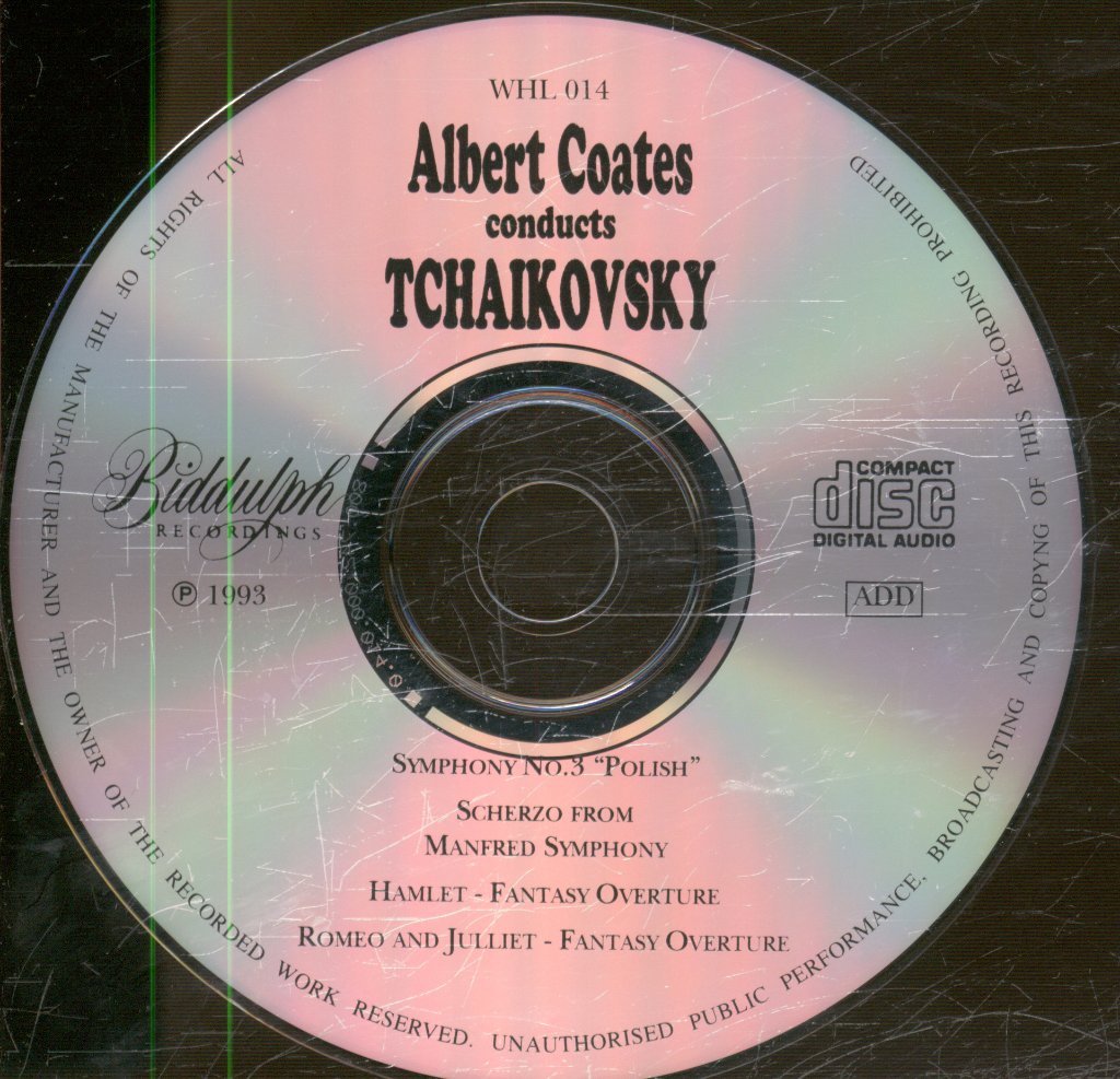 Albert Coates, The London Symphony Orchestra - Albert Coates Conducts Tchaikovsky - Cd