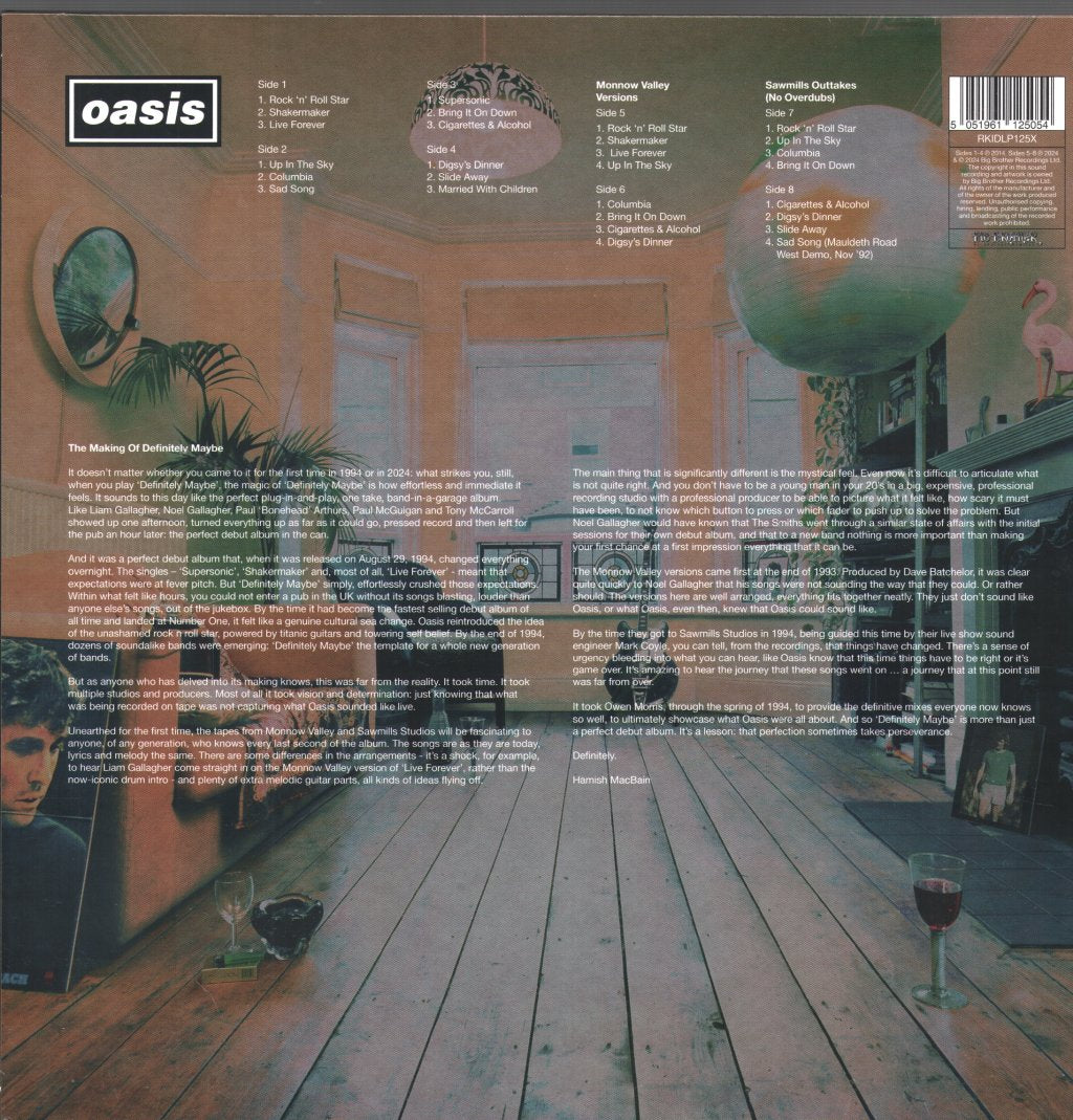 Oasis - Definitely Maybe - Lp Set