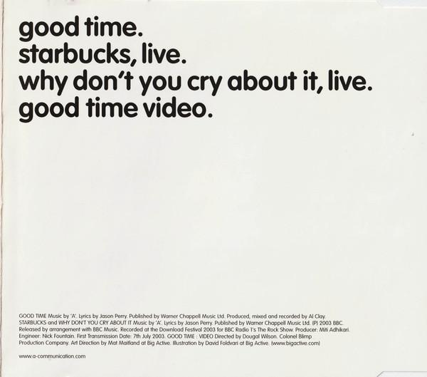 A - Good Time - Cd