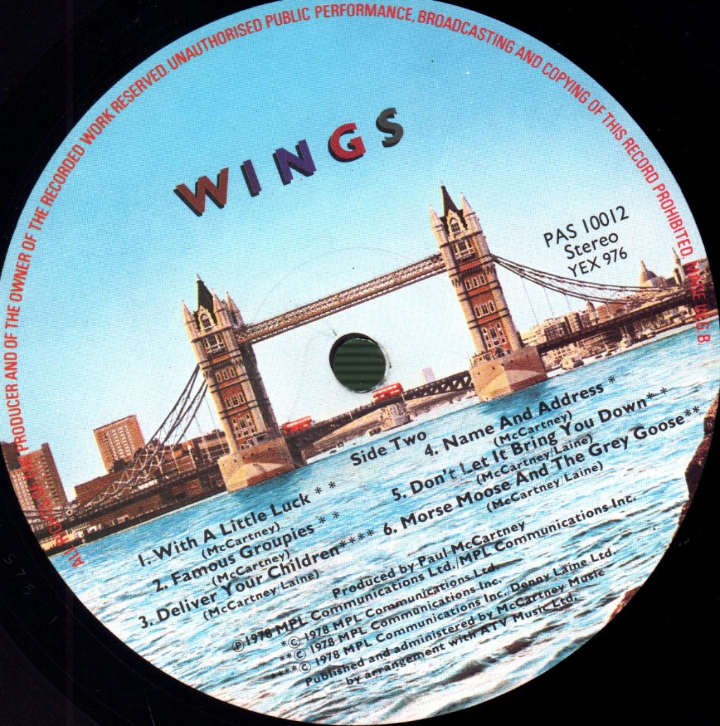 Wings - London Town - Lp