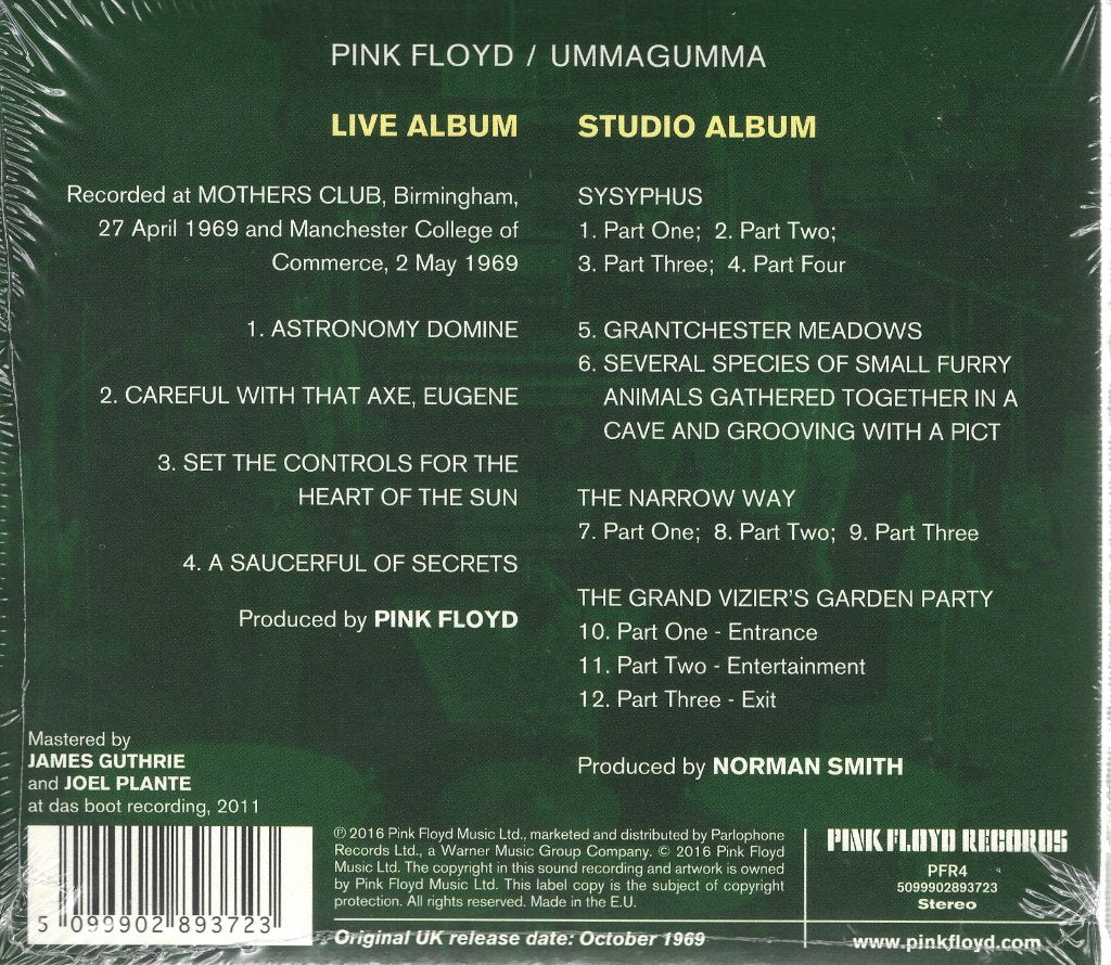 Pink Floyd - Ummagumma - Double Cd