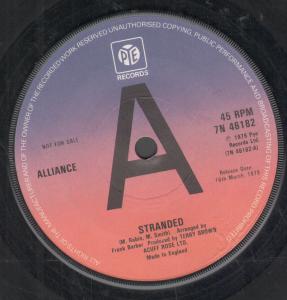 Alliance (70'S) - Stranded - 7 Inch