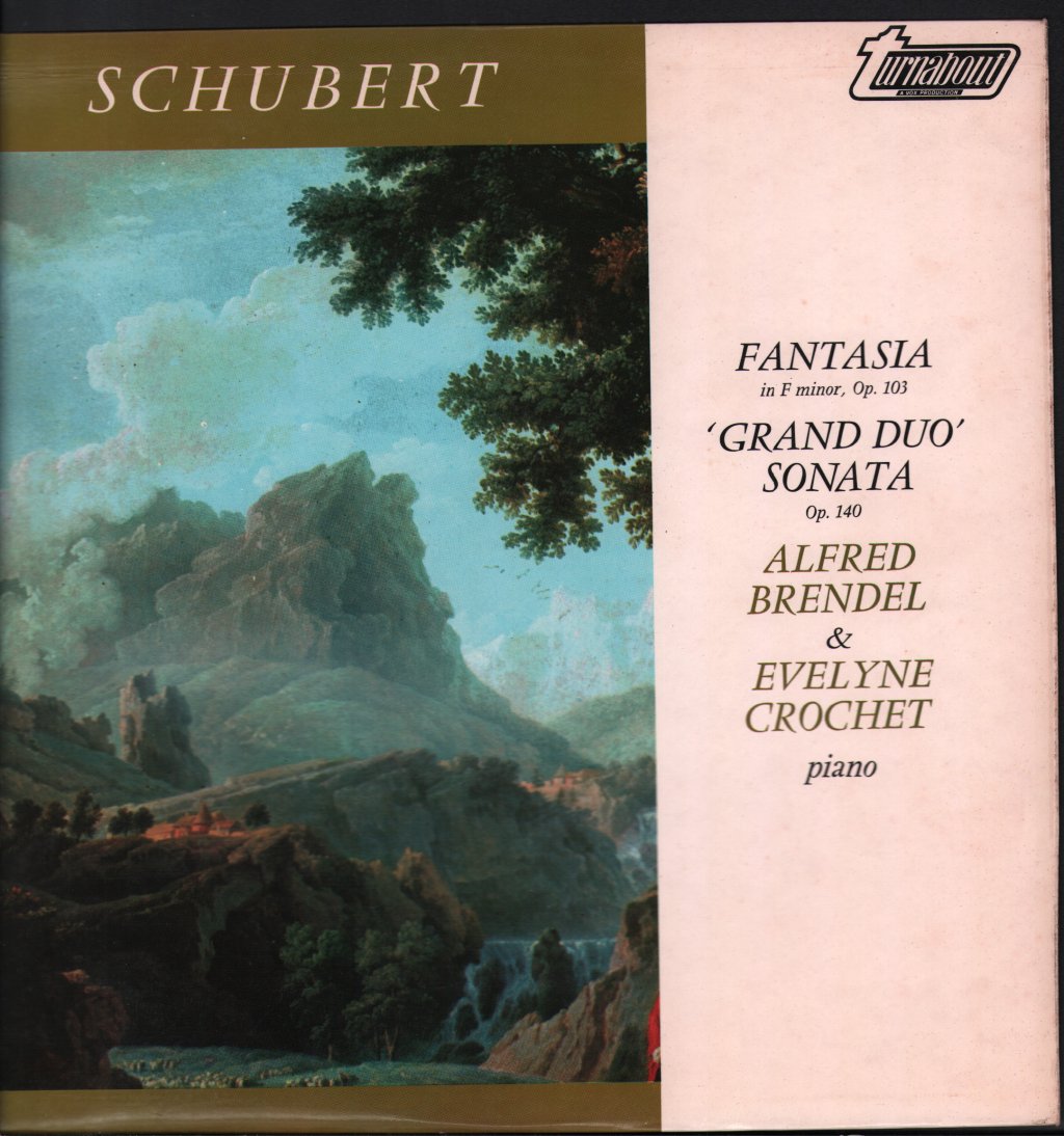 Alfred Brendel & Evelyne Crochet - Schubert - Fantasia In F Minor, Op. 103 / 'Grand Duo' Sonata Op. 140 - Lp