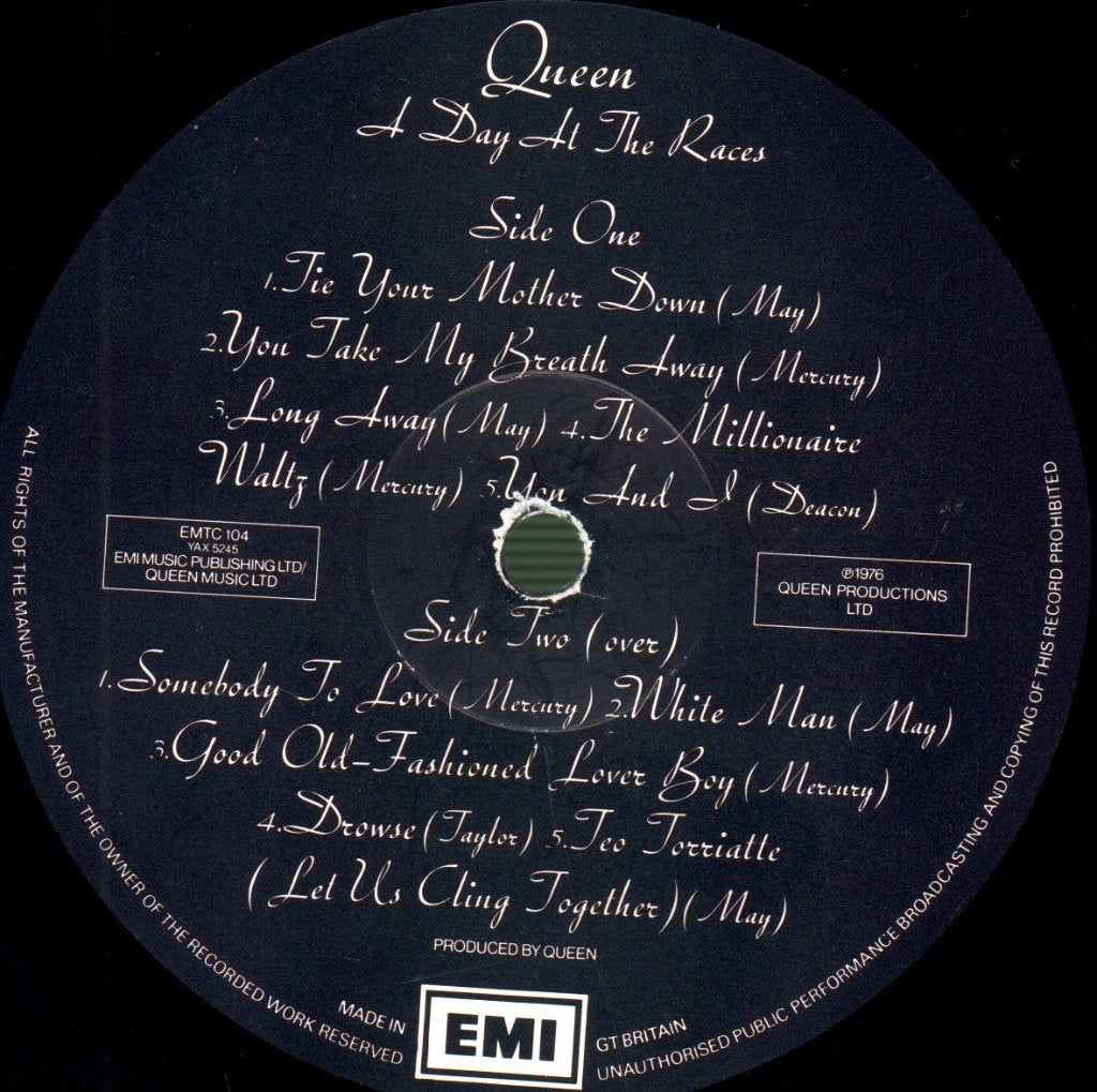 Queen - A Day At The Races - Lp