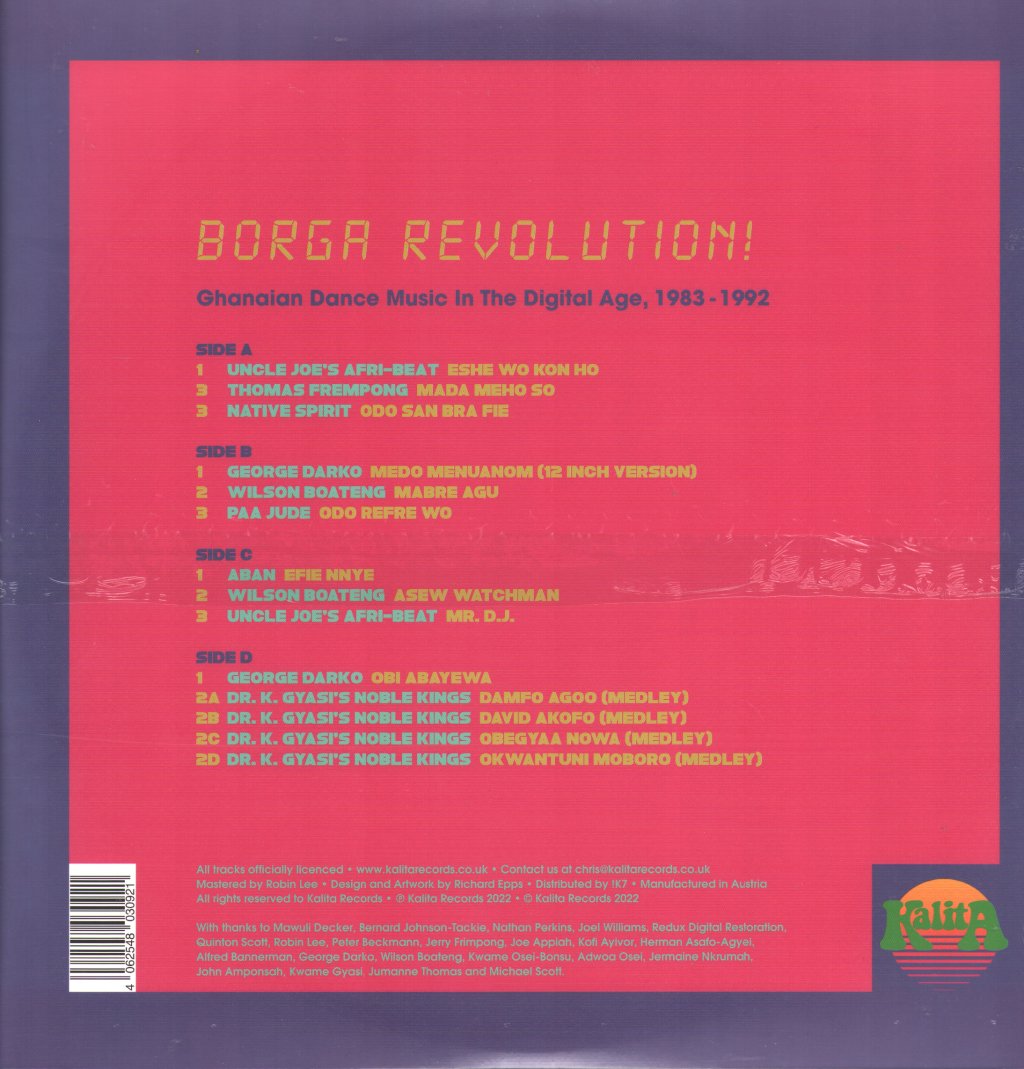 Various Artists - Borga Revolution! Ghanaian Music In The Digital Age, 1983 - 1992 (Volume 1) - Double Lp