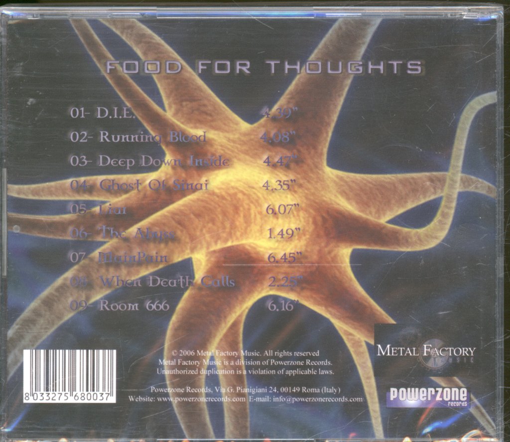 Main Pain - Food For Thoughts - Cd